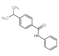 Benzamide,4-(1-methylethyl)-N-phenyl- structure