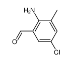 2-amino-3-methyl-5-chlorobenzaldehyde Structure