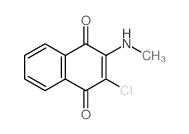 1,4-Naphthalenedione,2-chloro-3-(methylamino)-结构式