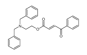 2-(N,N-dibenzylamino)ethyl (E)-3-benzoylacrylate Structure