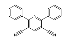 3,5-dicyano-2,6-diphenylpyridine Structure