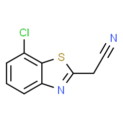 2-Benzothiazoleacetonitrile,7-chloro-(9CI) Structure