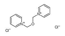 1-(pyridin-1-ium-1-ylmethoxymethyl)pyridin-1-ium,dichloride Structure