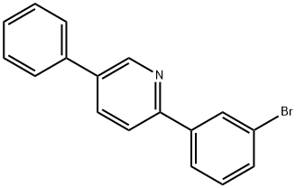 2-(3-溴苯基)-5-苯基吡啶结构式