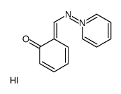 6-[(pyridin-1-ium-1-ylamino)methylidene]cyclohexa-2,4-dien-1-one,iodide Structure