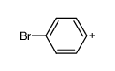 bromobenzene cation Structure