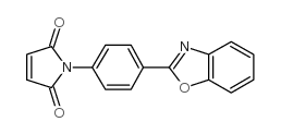 1-(4-(苯并[d]恶唑-2-基)苯基)-1H-吡咯-2,5-二酮结构式