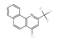 Benzo[h]quinoline,4-chloro-2-(trifluoromethyl)-结构式