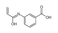 3-(prop-2-enoylamino)benzoic acid结构式