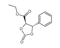 ethyl (4S,5R)-4-carbethoxy-5-phenyl-1,3,2-dioxathiolane-2-oxide Structure