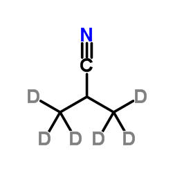 Isopropyl-d6 Nitrile Structure