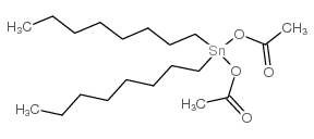 Acetic acid,1,1'-(dioctylstannylene) ester structure