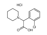 2-(Azepan-1-Yl)-2-(4-Chlorophenyl)Acetic Acid Hydrochloride结构式