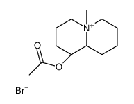 [(1R,9aR)-5-methyl-2,3,4,6,7,8,9,9a-octahydro-1H-quinolizin-5-ium-1-yl] acetate,bromide Structure