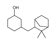 3-[(3,3-dimethyl-2-bicyclo[2.2.1]heptanyl)methyl]cyclohexan-1-ol结构式