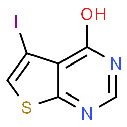 5-Iodothieno[2,3-d]pyrimidin-4(3H)-one结构式