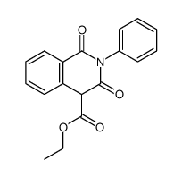 ethyl 1,3-dioxo-2-phenyl-1,2,3,4-tetrahydroisoquinoline-4-carboxylate结构式