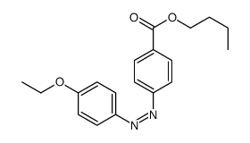 butyl 4-[(4-ethoxyphenyl)diazenyl]benzoate结构式