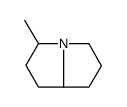 3-methyl-2,3,5,6,7,8-hexahydro-1H-pyrrolizine结构式