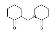 Cyclohexanone,2-[(2-thioxo-1-piperidinyl)methyl]-结构式