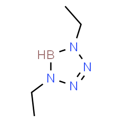 1,4-Diethyl-4,5-dihydro-1H-tetrazaborole Structure