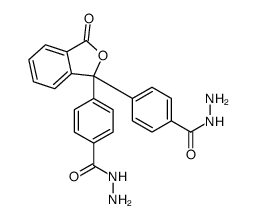 4,4'-(3-Oxo-1,3-dihydro-2-benzofuran-1,1-diyl)dibenzohydrazide Structure