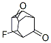 4-Fluoro-2,6-adamantanedione结构式