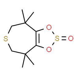 4,5-(Sulfinylbisoxy)-2,3,6,7-tetrahydro-3,3,6,6-tetramethylthiepin Structure