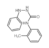 Hydrazinecarboxamide,N-(2-methylphenyl)-2-phenyl-结构式