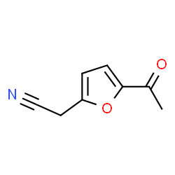 2-Furanacetonitrile, 5-acetyl- (9CI) Structure