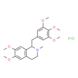 6,7-二甲氧基-2-甲基-1-(3,4,5-三甲氧基苄基)-1,2,3,4-四氢异喹啉盐酸盐图片