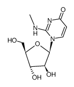 1-β-D-arabinofuranosyl-2-methylamino-1H-pyrimidin-4-one Structure