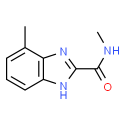 1H-Benzimidazole-2-carboxamide,N,4-dimethyl-(9CI)结构式
