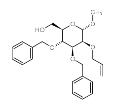 Methyl 2-O-Allyl-3,4-di-O-benzyl-a-D-mannopyranoside structure
