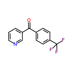 3-(4-三氟甲基苯甲酰基)吡啶结构式