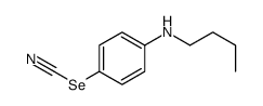 p-(Butylamino)phenyl selenocyanate structure