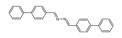 biphenyl-4-carboxaldehyde azine结构式