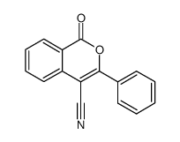 4-cyano-3-phenylisocoumarin Structure