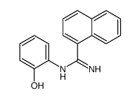 N'-(2-hydroxyphenyl)naphthalene-1-carboximidamide结构式