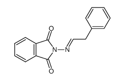 2-((2-phenylethylidene)amino)isoindoline-1,3-dione结构式