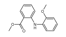 N-(2-methoxyphenyl)anthranilic acid methyl ester Structure