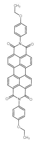 2,9-bis(4-ethoxyphenyl)anthra[2,1,9-def:6,5,10-d'e'f']diisoquinoline-1,3,8,10(2H,9H)-tetrone Structure