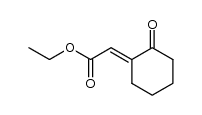 2-(2-Oxocyclohexanylidene) acetate d'ethyle E Structure
