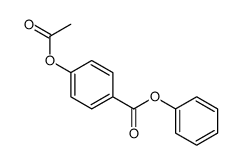 phenyl 4-acetyloxybenzoate structure