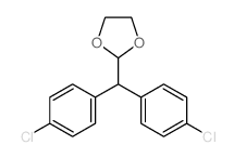 1,3-Dioxolane,2-[bis(4-chlorophenyl)methyl]- structure