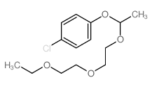 Benzene,1-chloro-4-[1-[2-(2-ethoxyethoxy)ethoxy]ethoxy]-结构式