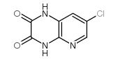7-Chloro-1,4-dihydro-pyrido[2,3-b]pyrazine-2,3-dione结构式
