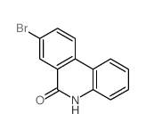 6(5H)-Phenanthridinone,8-bromo-结构式