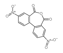 3,9-dinitrobenzo[d][2]benzoxepine-5,7-dione结构式