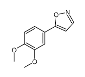 5-(3,4-Dimethoxyphenyl)-1,2-oxazole结构式